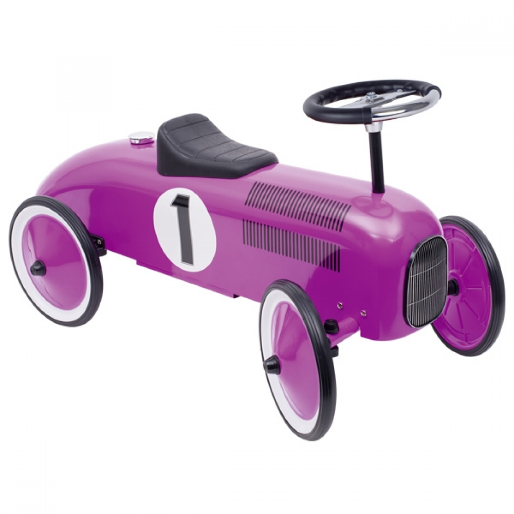 Retro Loopauto Paars