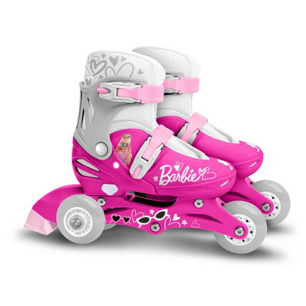 Barbie Skates Roze 2 of 3-wielen Verstelbaar Maat 27-30