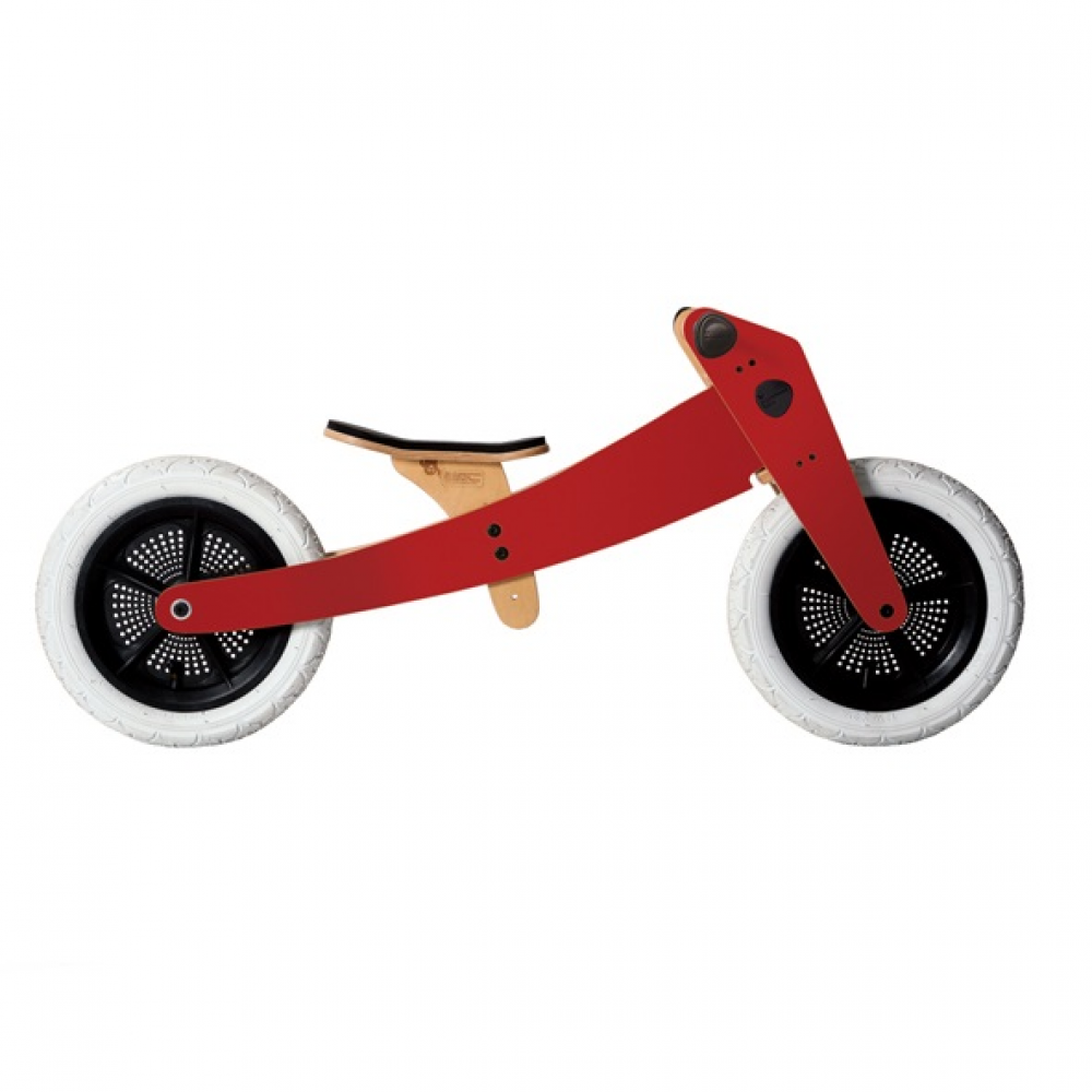 Wishbonebike 2-in-1 Hout Rood | Kidsbikes - 1, 2, 3 \u0026 4-wielers 4 Kids