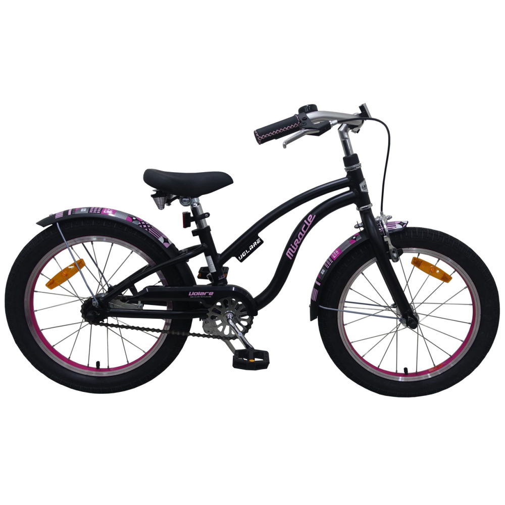 Volare Kinderfiets Miracle Cruiser 18 inch zwart