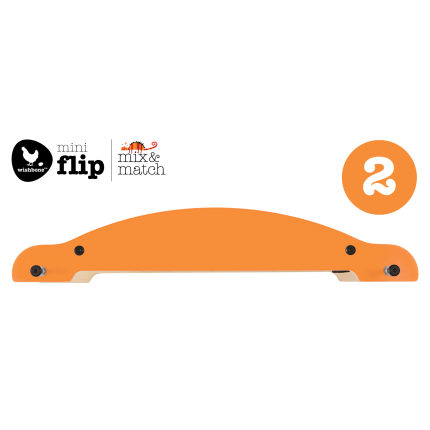 Wishbone mini-flip base orange