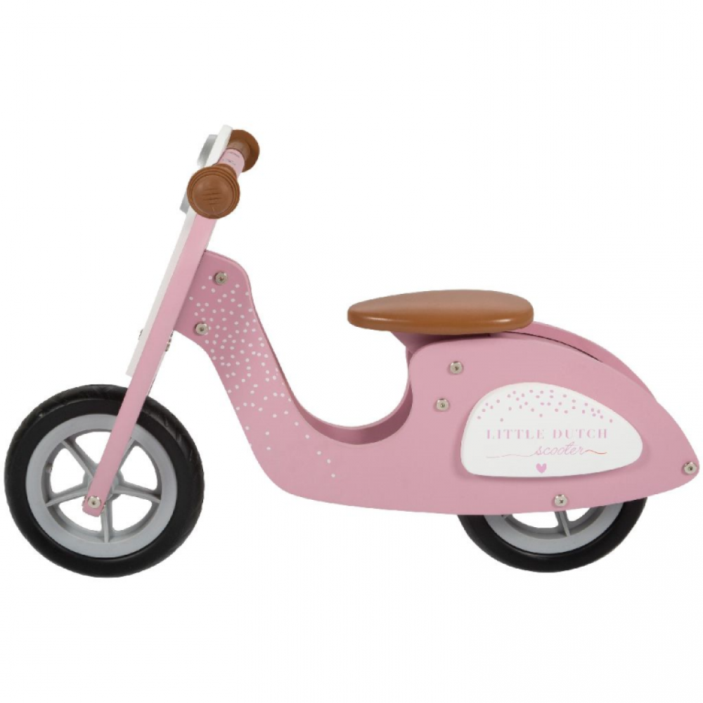 Little Dutch Loopscooter Roze