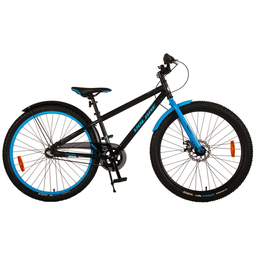 Volare Rocky Kinderfiets - 26 inch - Zwart Blauw - Shimano Nexus 3 versnellingen - Prime Collection