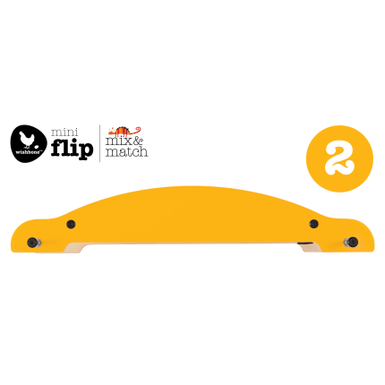 Wishbone mini-flip base yellow