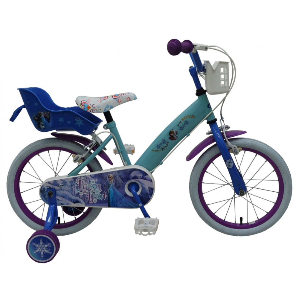Disney Frozen 16 inch meisjesfiets 2 handremmen