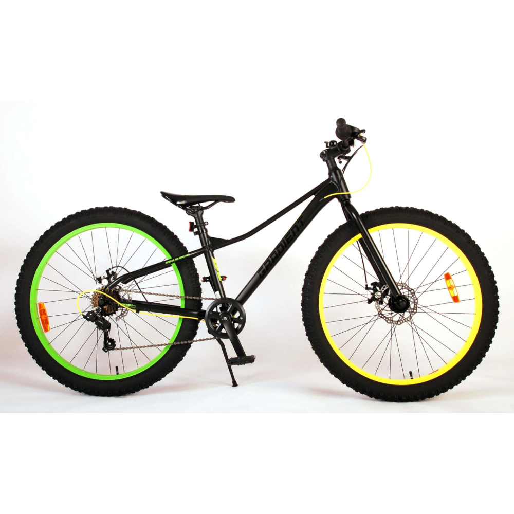 Volare Gradient Kinderfiets 26 Inch Zwart Geel Groen