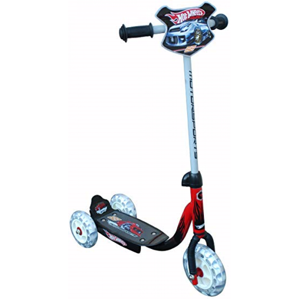 Driewielstep Hotwheels Zwart