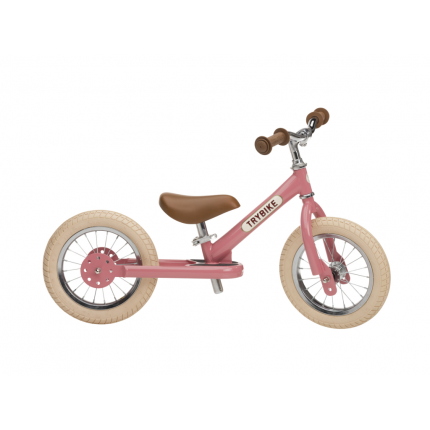 Trybike Steel Vintage Pink 2 wieler