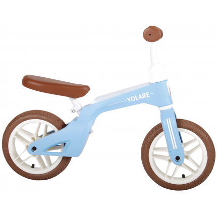 Balance Bike Pastel Blue with brown air tires
