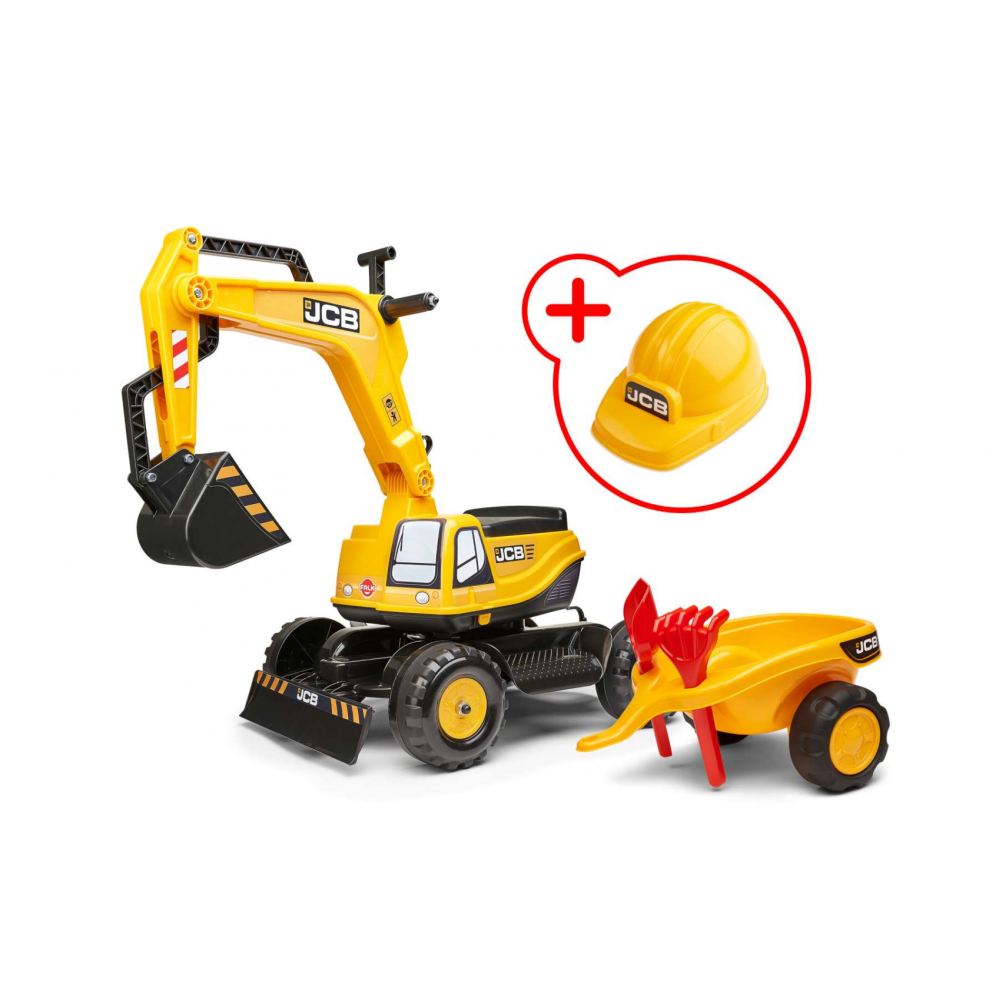 Falk JCB Graafmachine - Jongens - Geel - Graafmachine