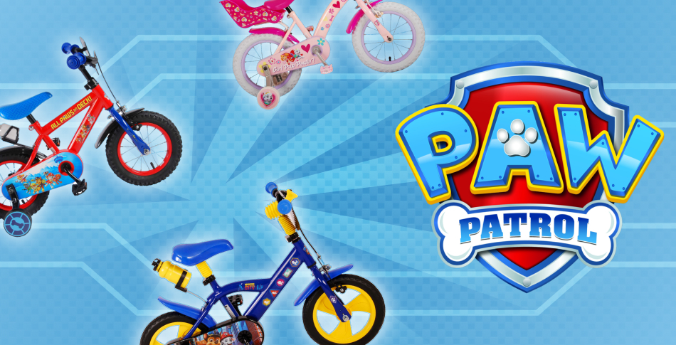Paw Patrol fiets & accessoires