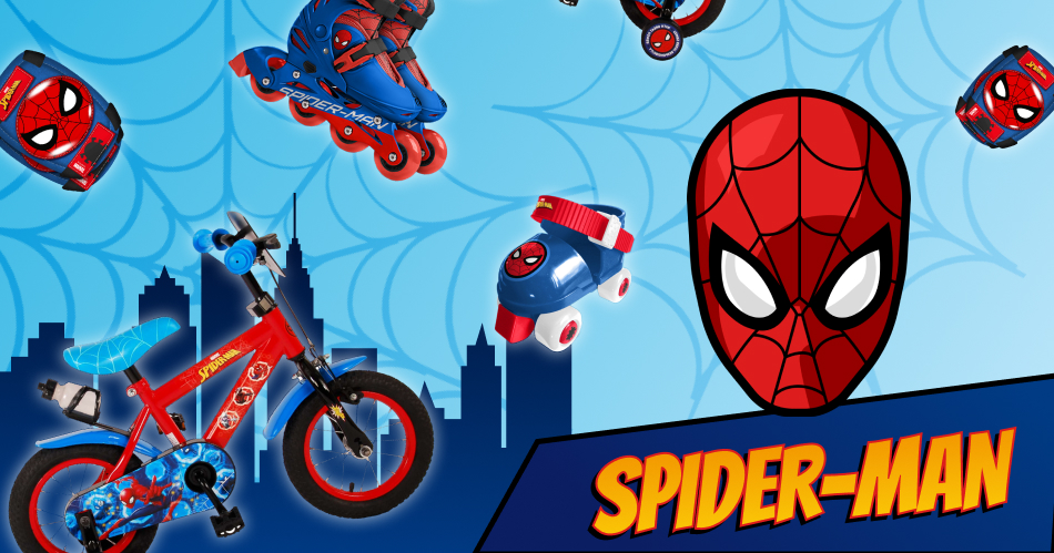 Spiderman fietsen